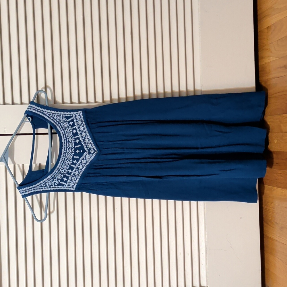 Hollister Ladder Back Tunic with Embroidery Bodice